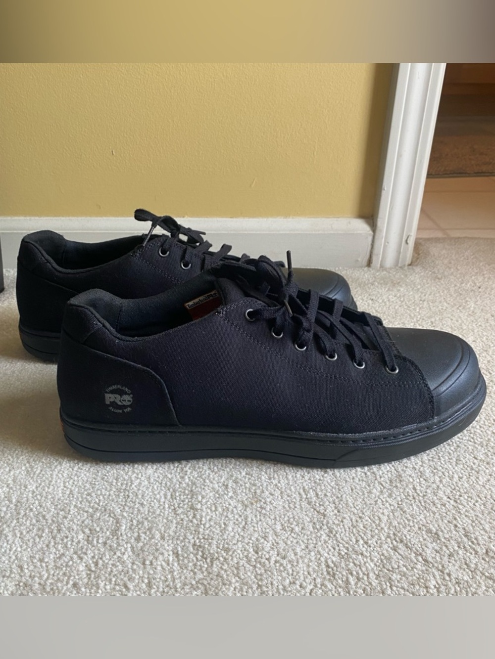 Timberland Pro Alloy Toe Anti-Fatigue Work Shoes Black 15M Oil Slip Resistant